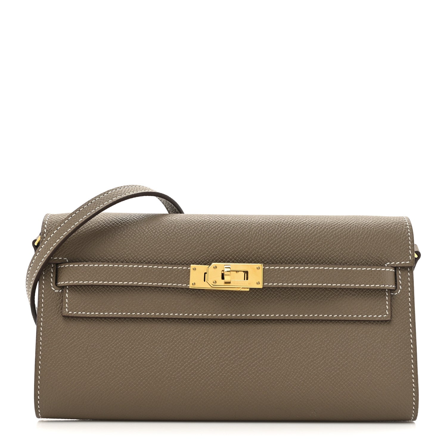 Hermes Epsom Kelly Wallet To Go Etoupe 1 of 11