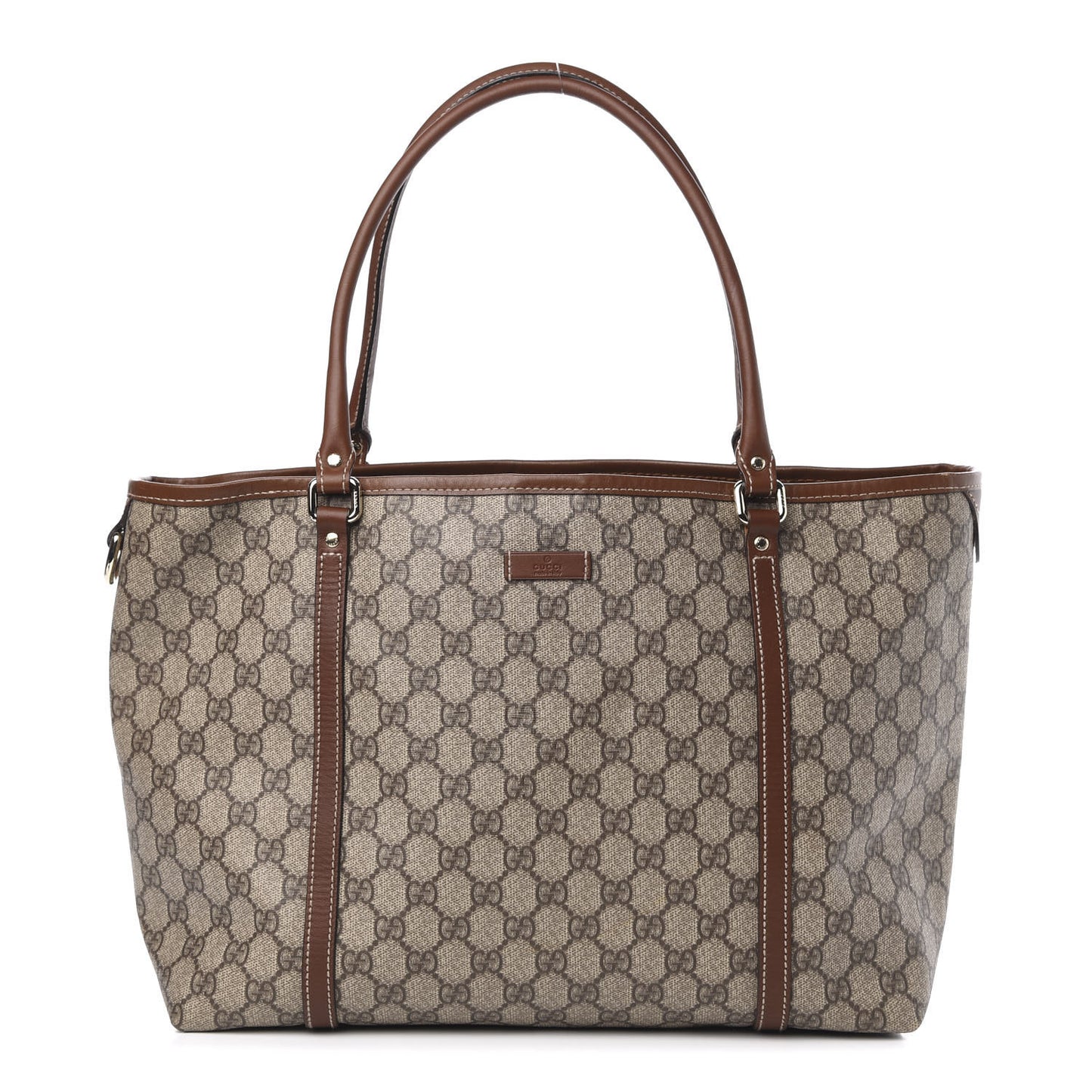 GG Plus Monogram Medium Joy Tote Brown
