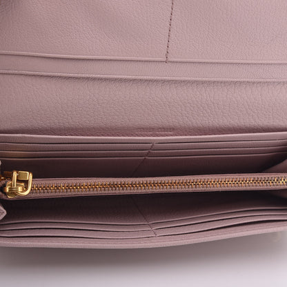Miu Miu Goatskin Madras Flap Wallet Mughetto 5 of 9