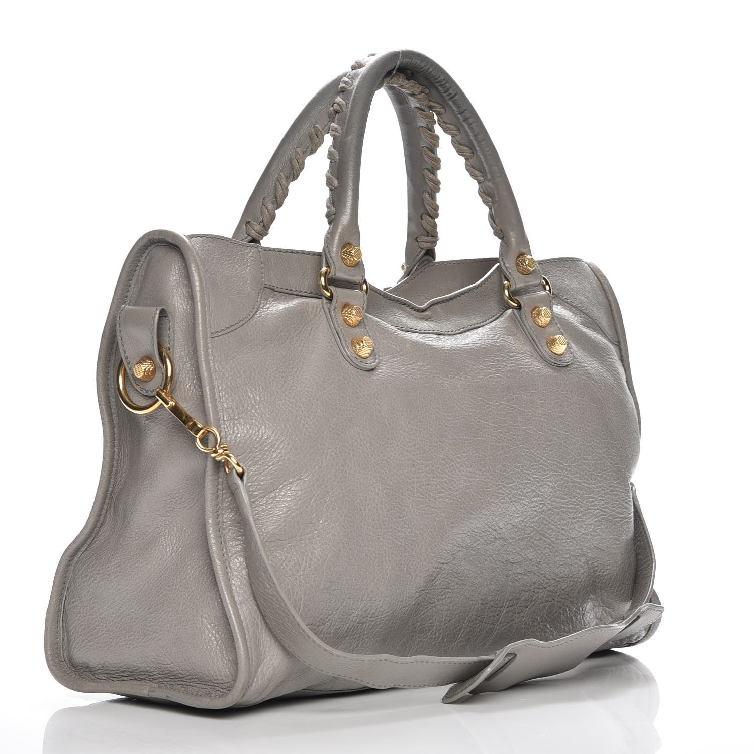 Balenciaga Agneau Giant 12 Gold Hardware City Gris Pyrite 4 of 12