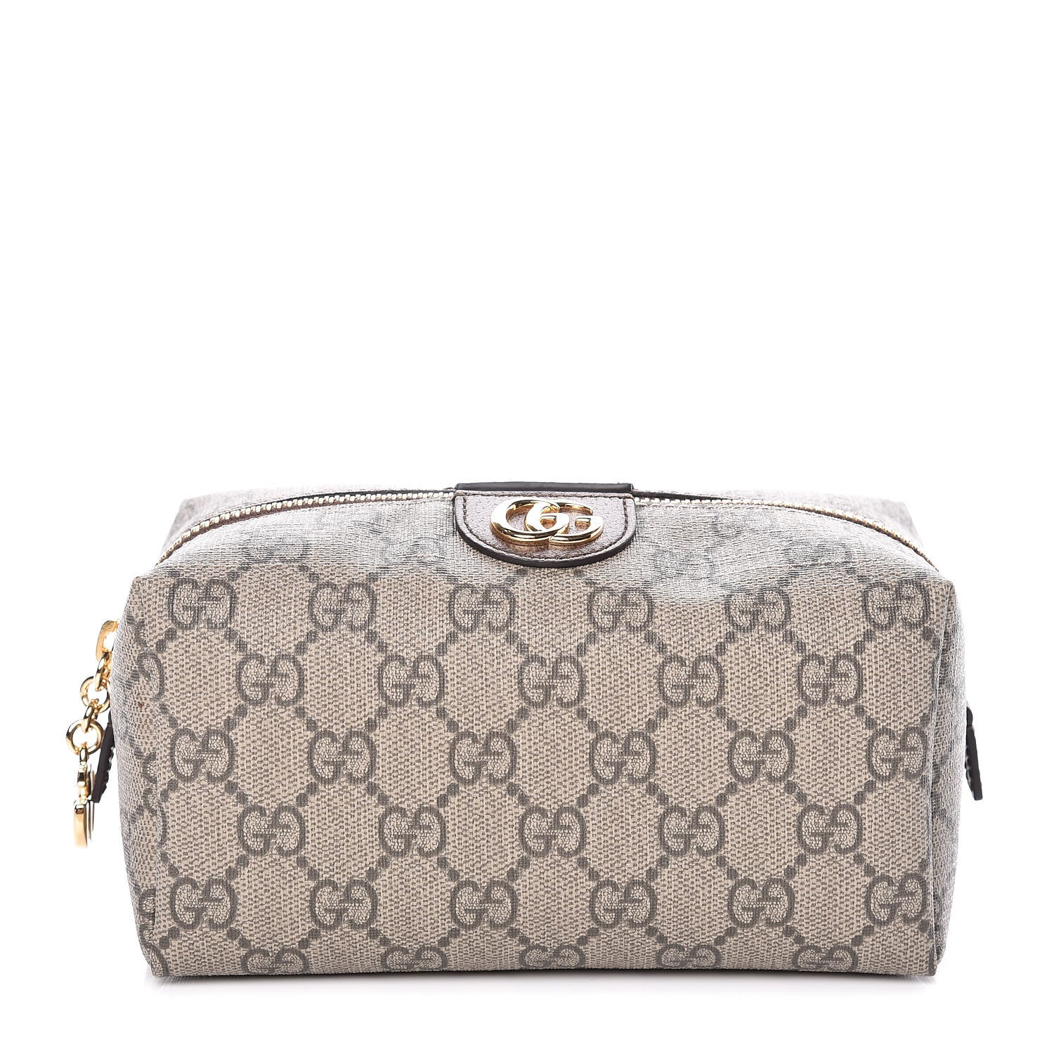 Gucci Soft GG Supreme Monogram Calfskin Medium Ophidia Cosmetic Case Beige Ebony New Acero 1 of 8