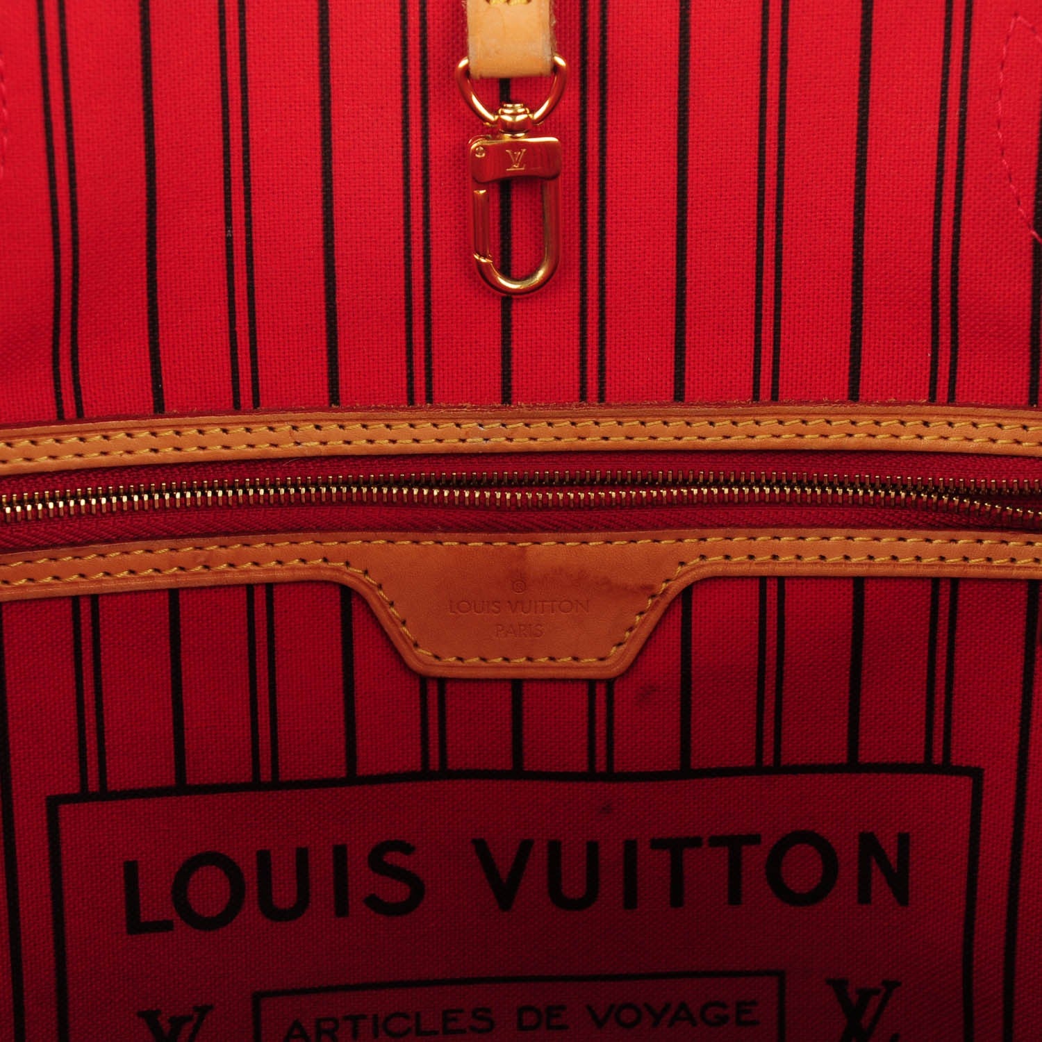 Louis Vuitton Monogram Neverfull MM Cherry 2 of 11