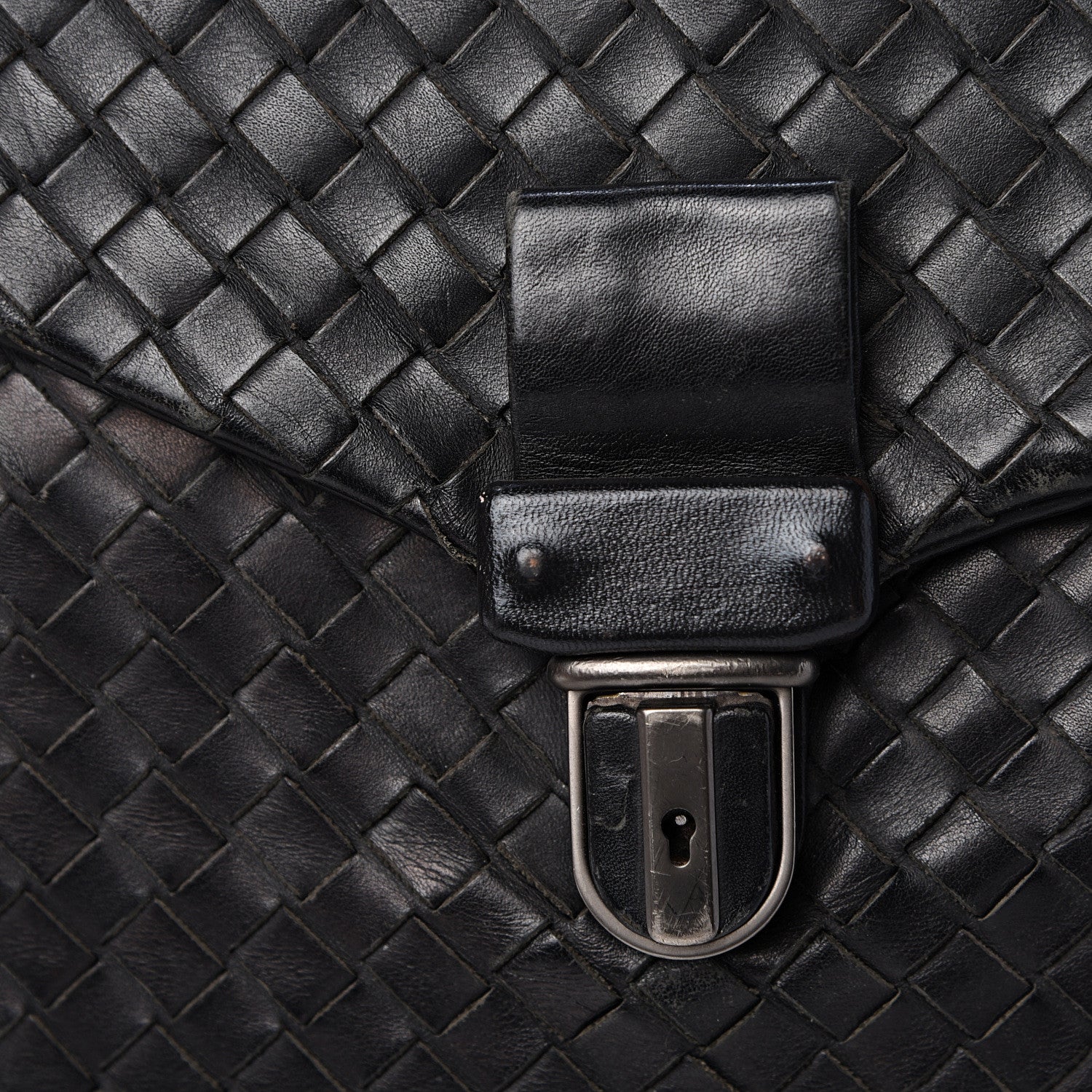 Bottega Veneta Nappa Intrecciato VN Briefcase Black 25 of 25