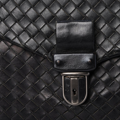 Bottega Veneta Nappa Intrecciato VN Briefcase Black 25 of 25