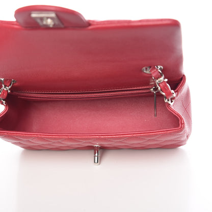 Chanel Caviar Quilted Mini Rectangular Flap Red 6 of 11