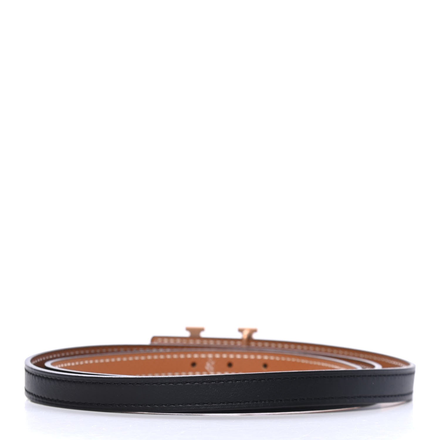 Hermes Swift Epsom 13mm 5382 Rock Belt 85 Black Gold 2 of 4