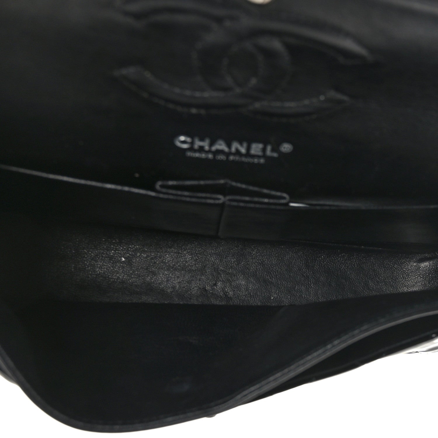 Chanel Patent Quilted Medium Double Flap Black 6 of 9