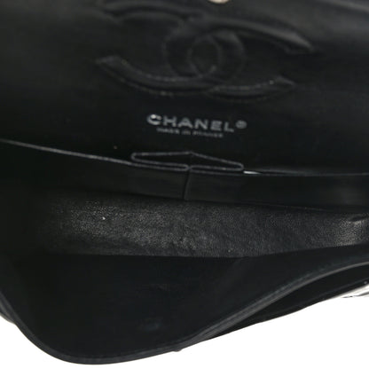 Chanel Patent Quilted Medium Double Flap Black 6 of 9