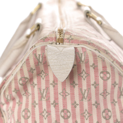 Louis Vuitton Mini Lin Croisette Speedy 30 Rouge 6 of 16