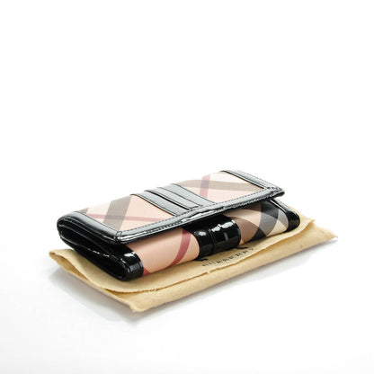 Burberry Supernova Check Penrose Continental Wallet Black 4 of 9