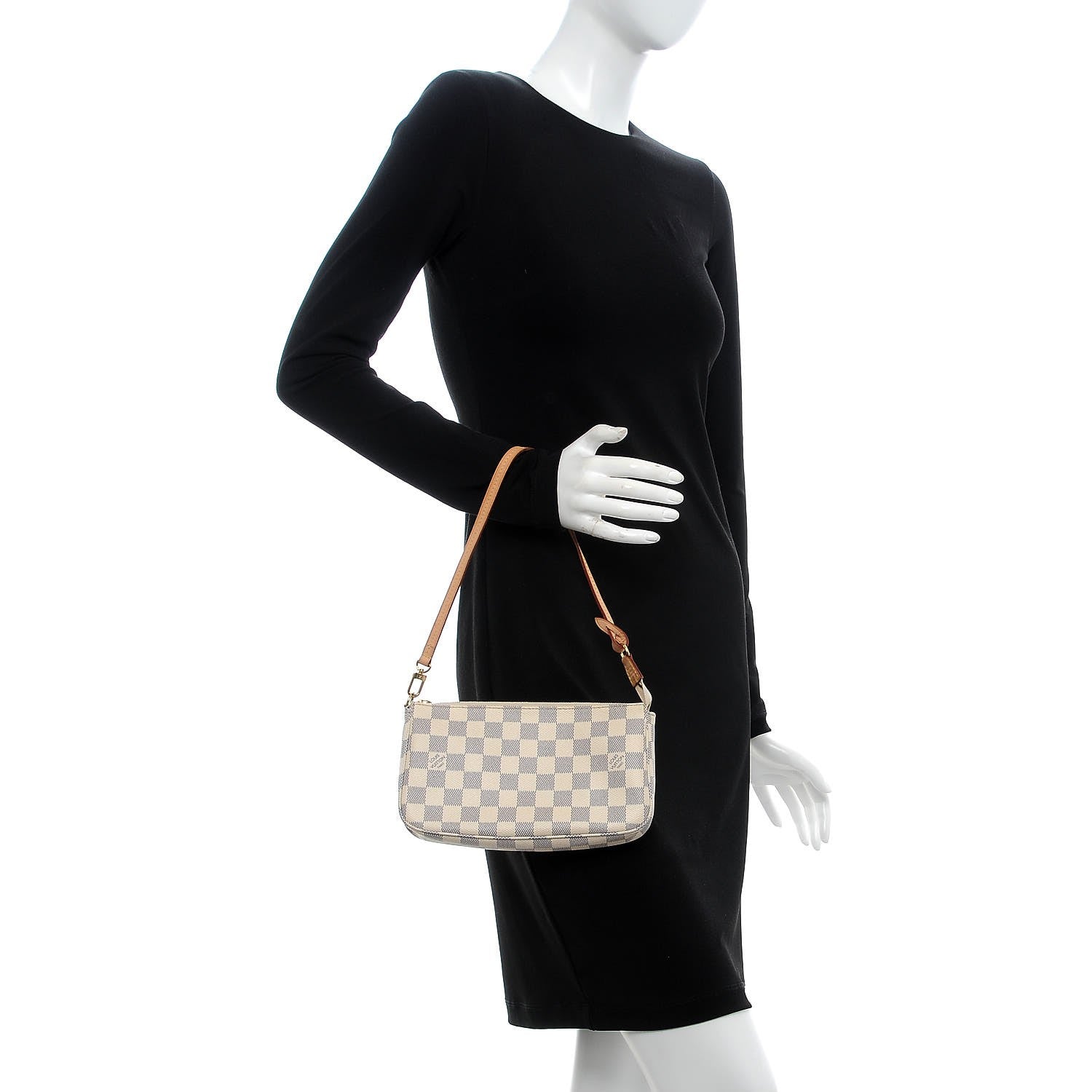 Louis Vuitton Damier Azur Pochette Accessories NM 2 of 8