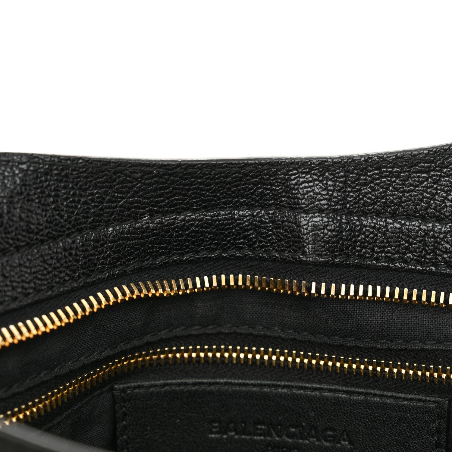 Balenciaga Chevre Gold Metallic Edge Hardware City Black 14 of 14