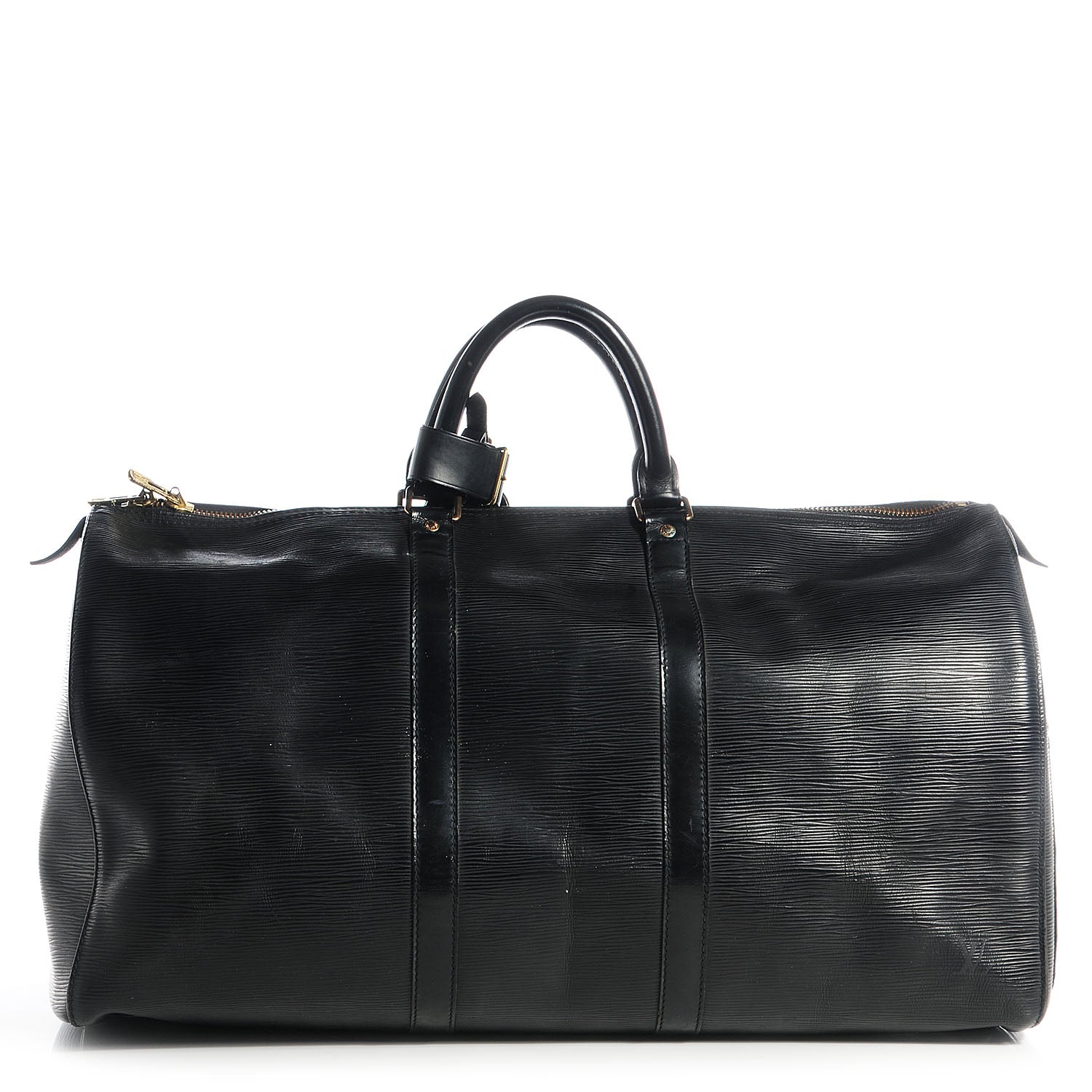 Louis Vuitton Epi Keepall 50 Black 1 of 8