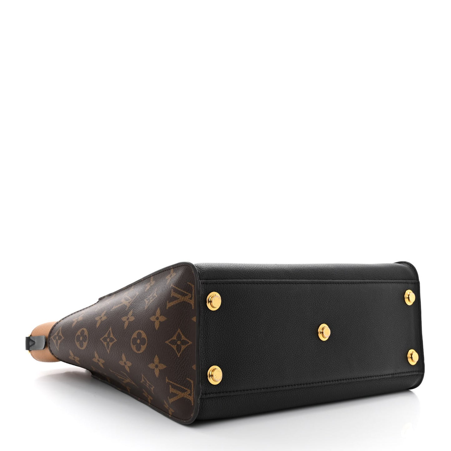 Calfskin Monogram On My Side Black
