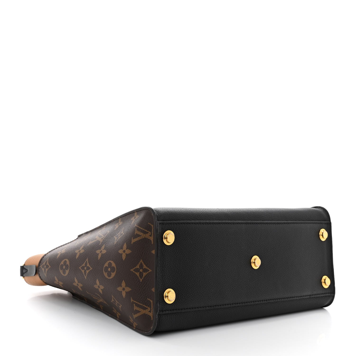Louis Vuitton Calfskin Monogram On My Side Black 4 of 11