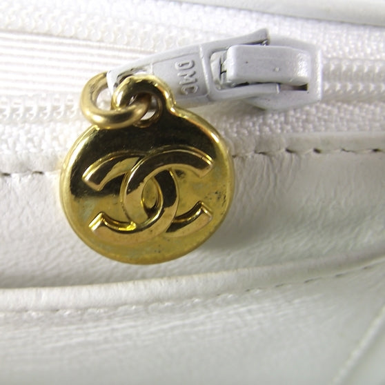 Chanel Lambskin Medium Bekko Resin Flap White 12 of 12