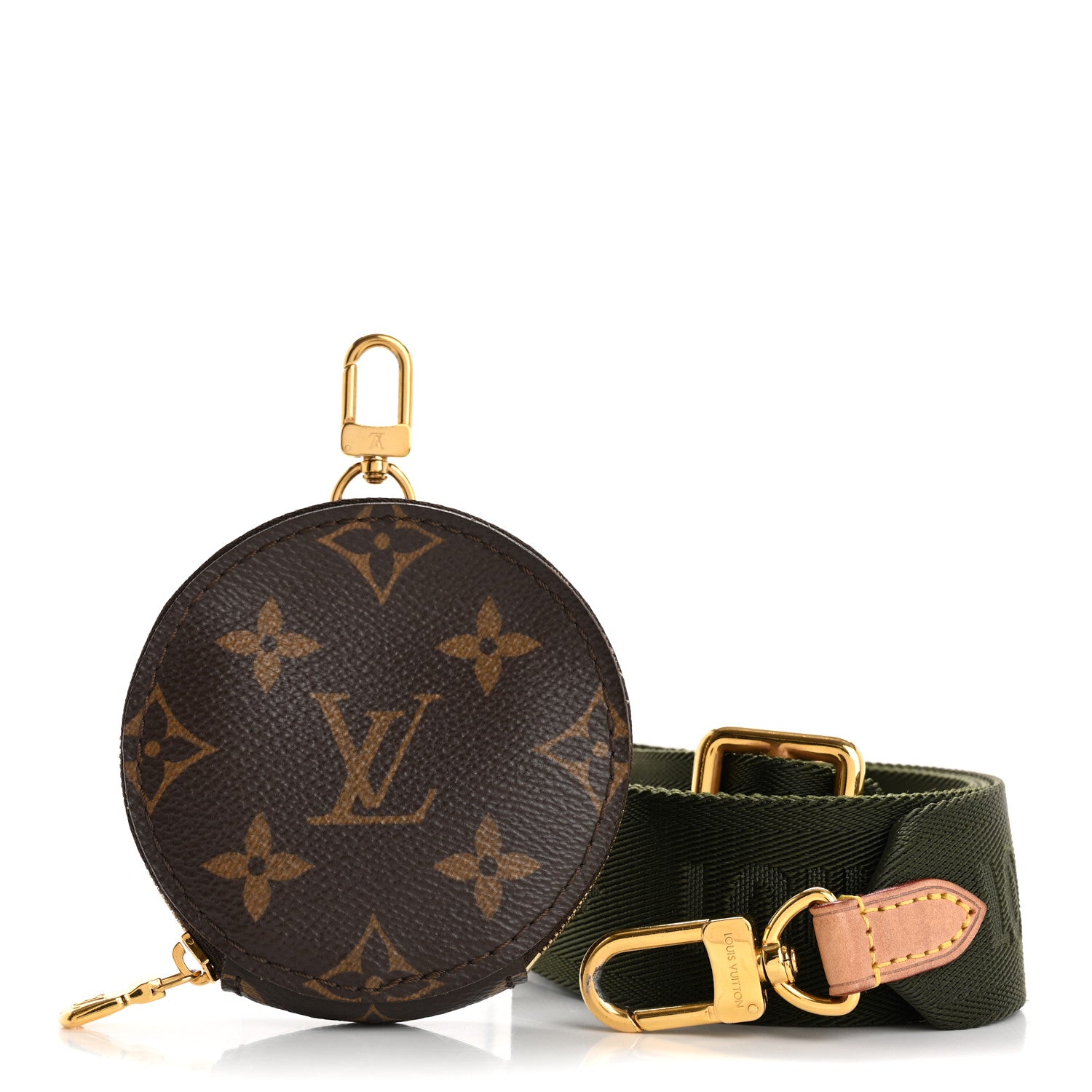 Louis Vuitton Monogram Multi Pochette Accessories Bandouliere Shoulder Strap Kaki 1 of 11