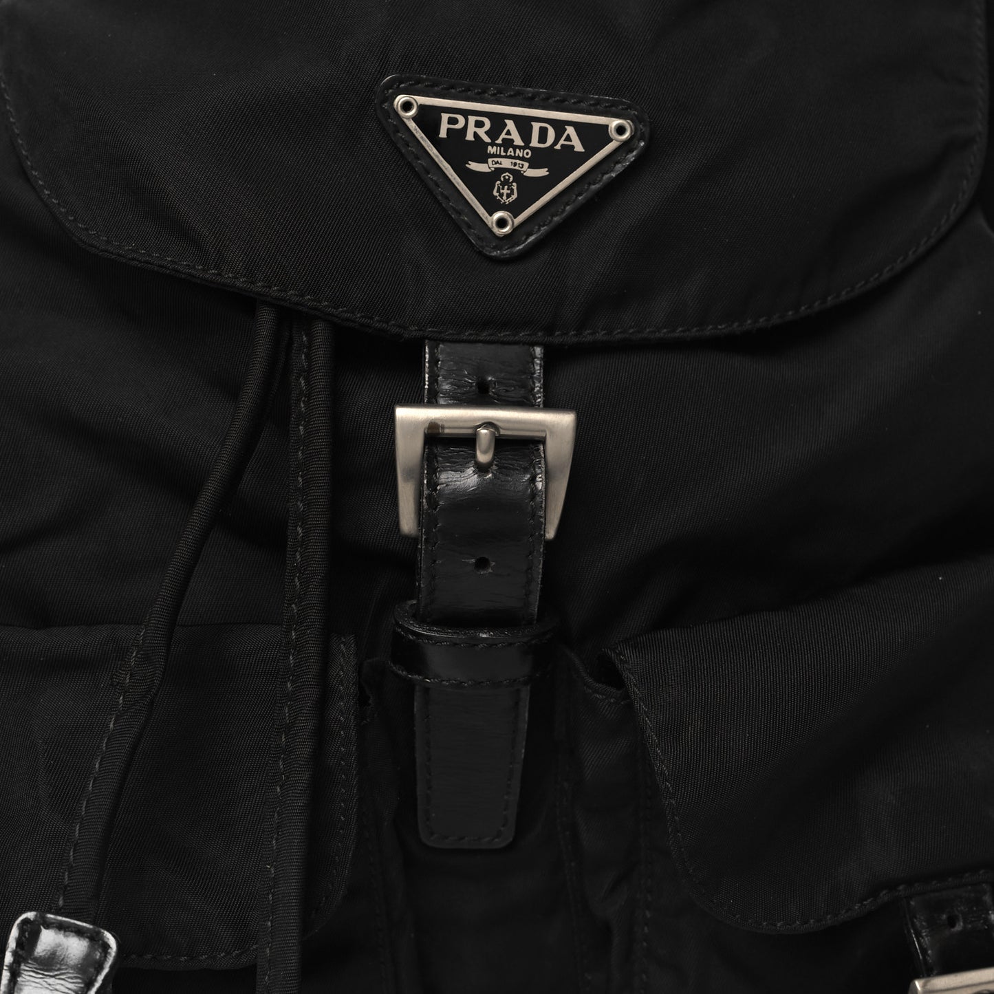 Tessuto Nylon Vela Small Backpack Black