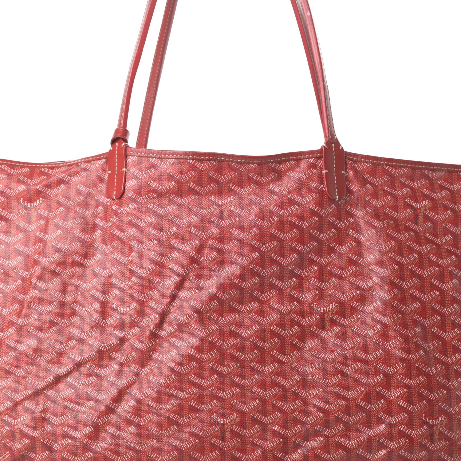 Goyard Goyardine Saint Louis GM Red 9 of 19