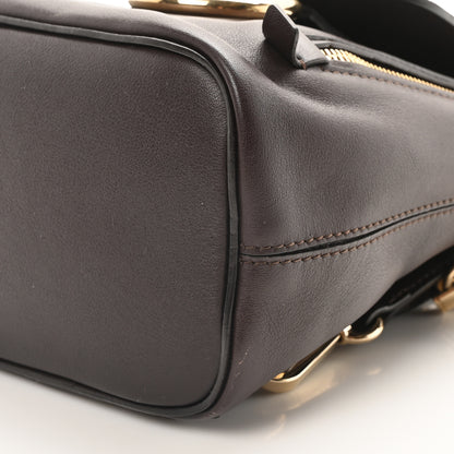 Chloe Suede Calfskin Mini Faye Backpack Carbon Brown 10 of 10