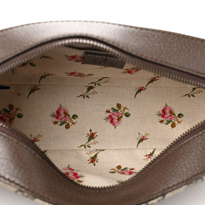 Gucci GG Supreme Monogram Web Neo Vintage Shoulder Bag Beige New Acero Crop 5 of 11