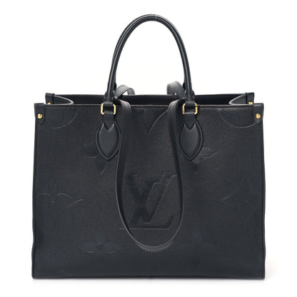 Louis Vuitton Empreinte Monogram Giant Onthego MM Black 1 of 8