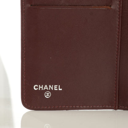 Chanel Lambskin Quilted Yen Wallet Black 6 of 8