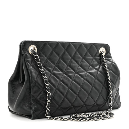Chanel Soft Caviar Quilted CC Timeless Tote Black 3 of 18