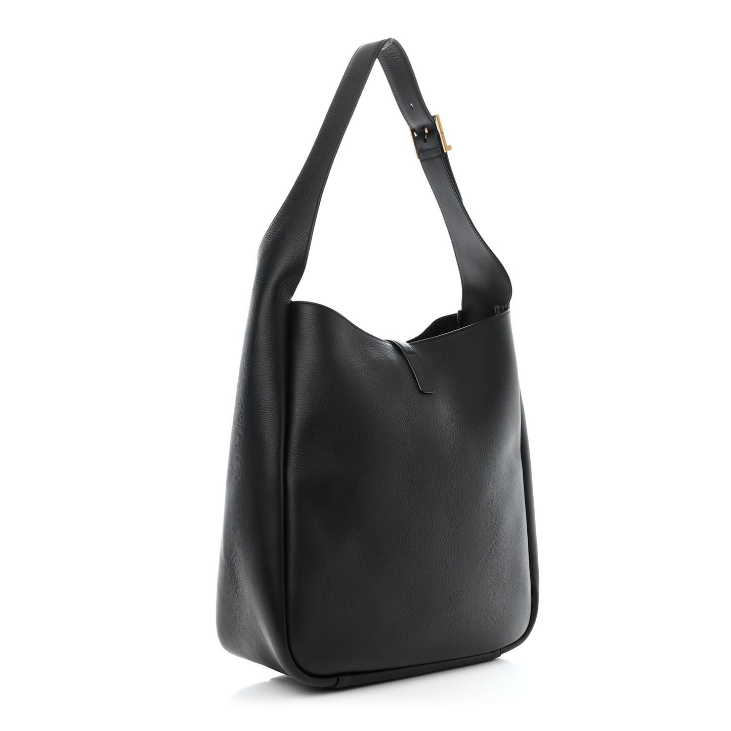 Smooth Calfskin Large Le 5 A 7 Soft Hobo Black