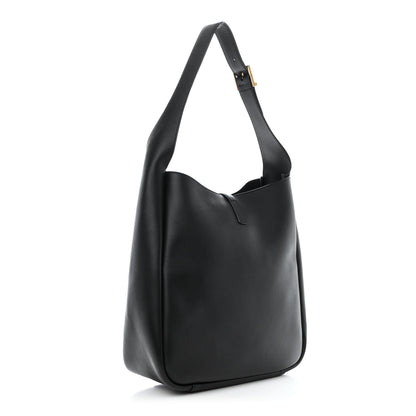 Saint Laurent Smooth Calfskin Large Le 5 A 7 Soft Hobo Black 3 of 10