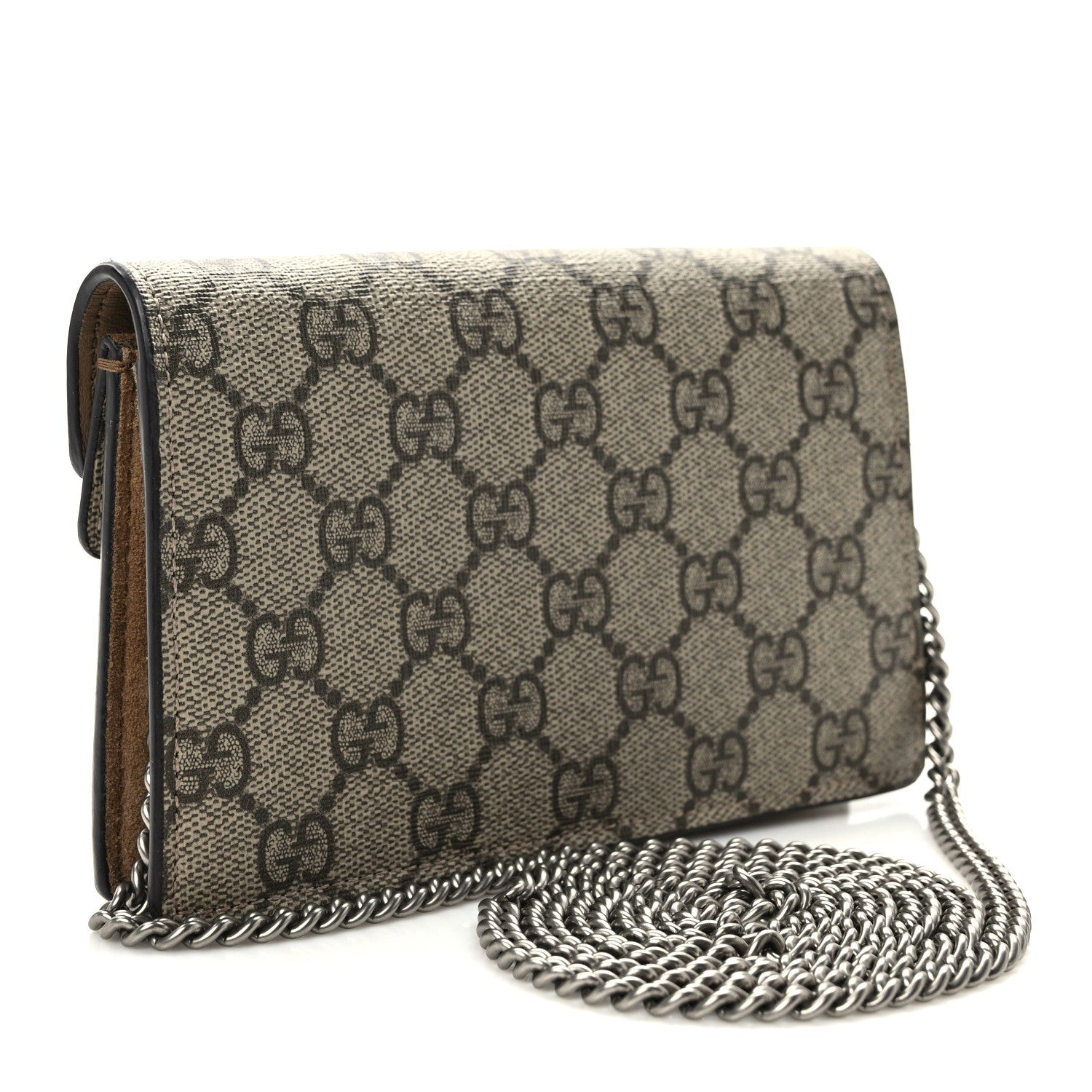 Gucci GG Supreme Monogram Super Mini Dionysus Shoulder Bag Taupe 3 of 10