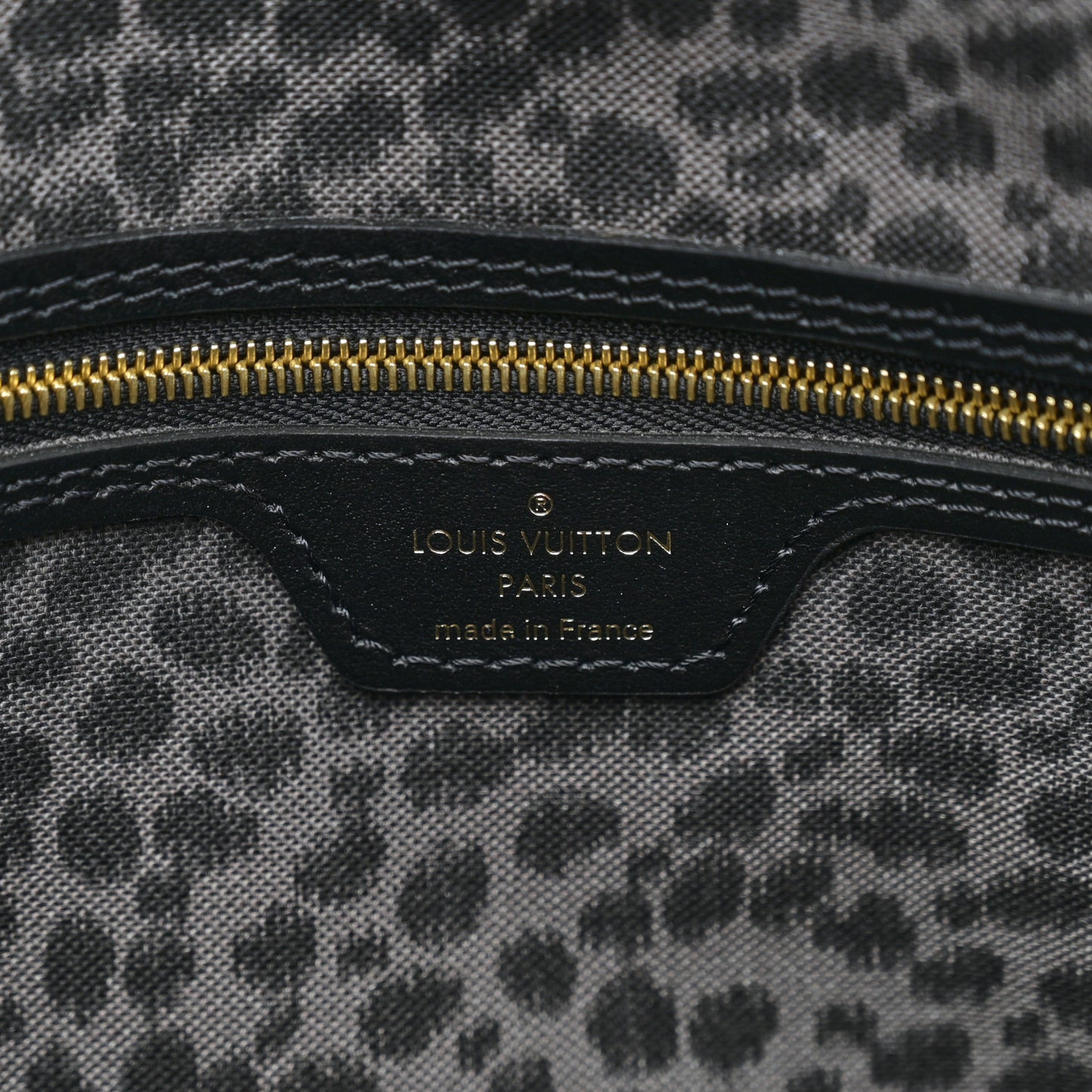 Monogram Giant Wild at Heart Neverfull MM Black