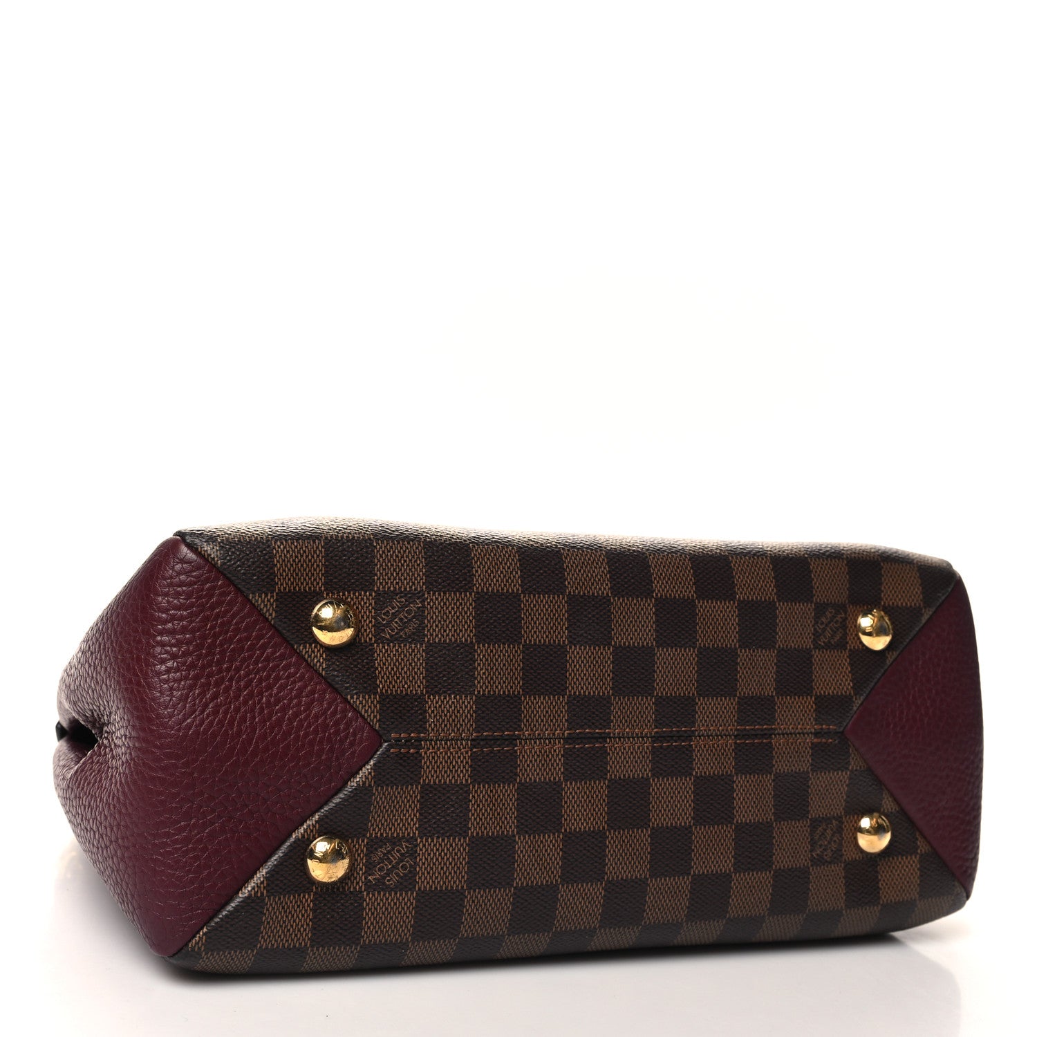 Louis Vuitton Damier Ebene Cuir Taurillon Brittany Bordeaux 4 of 10