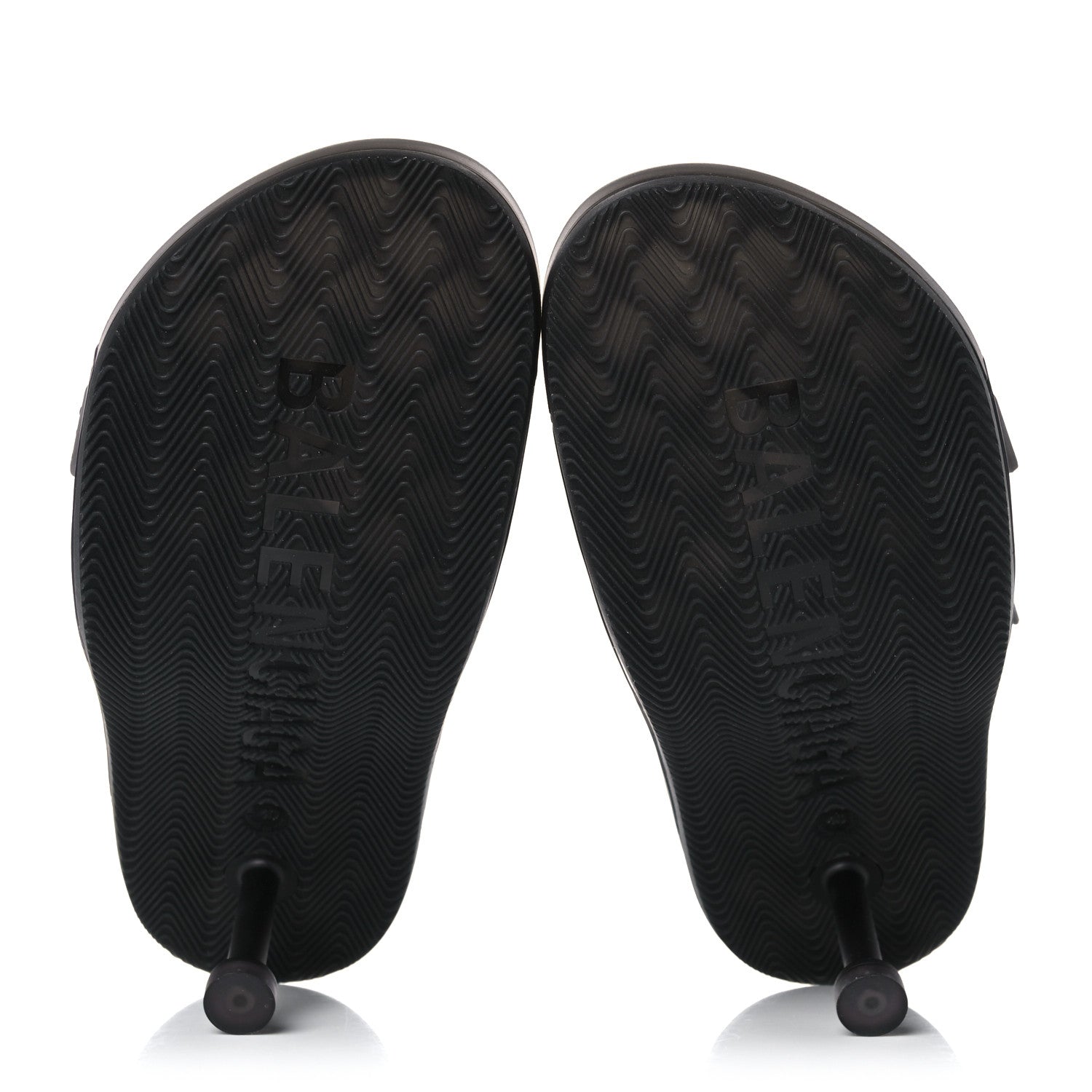 Balenciaga Technical Polyurethane Mallorca 80 Sandals 40 Black 5 of 9
