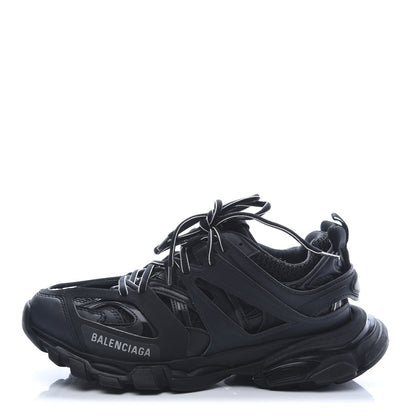 Balenciaga Mesh Nylon Womens Track Sneakers 39 Black 1 of 8