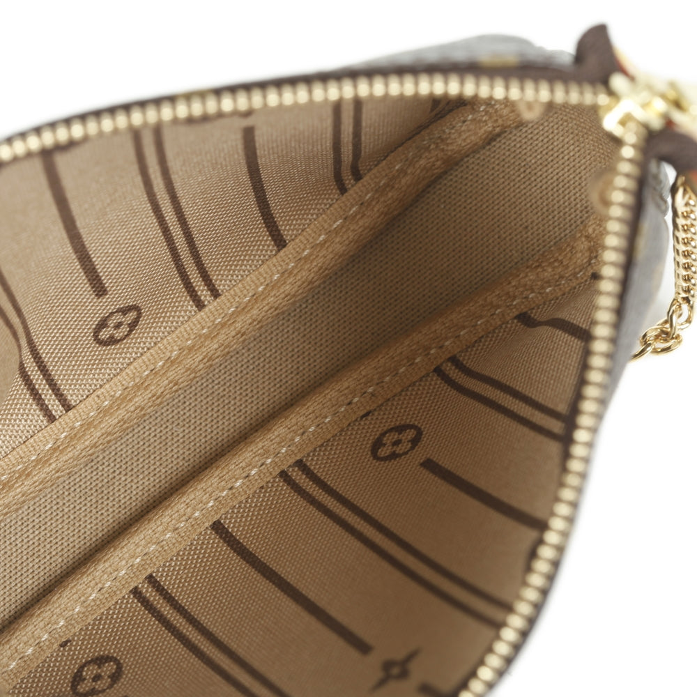 Louis Vuitton Monogram Complice Trunks and Bags Mini Pochette Accessories Beige 6 of 10