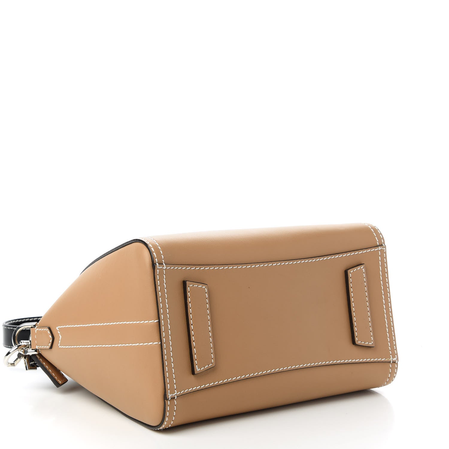 Givenchy Calfskin Small Topstitch Bi-Color Antigona Beige Black 4 of 10