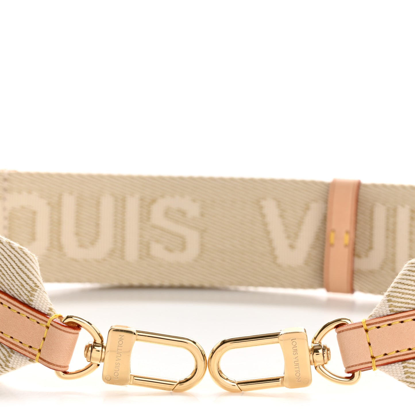 Jacquard High Rise Shoulder Strap Beige