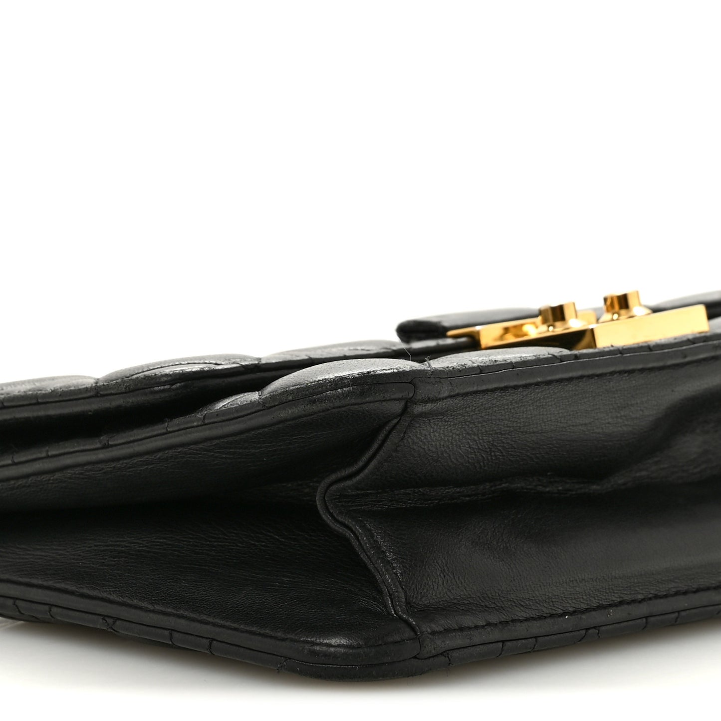 Lambskin Cannage Miss Dior Promenade Pouch Black