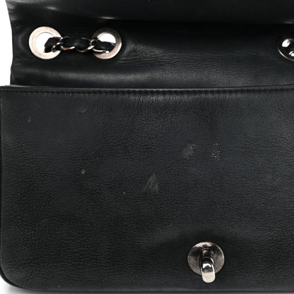 Chanel Lambskin Diamond Stitched CC Flap Shoulder Bag Black 11 of 11