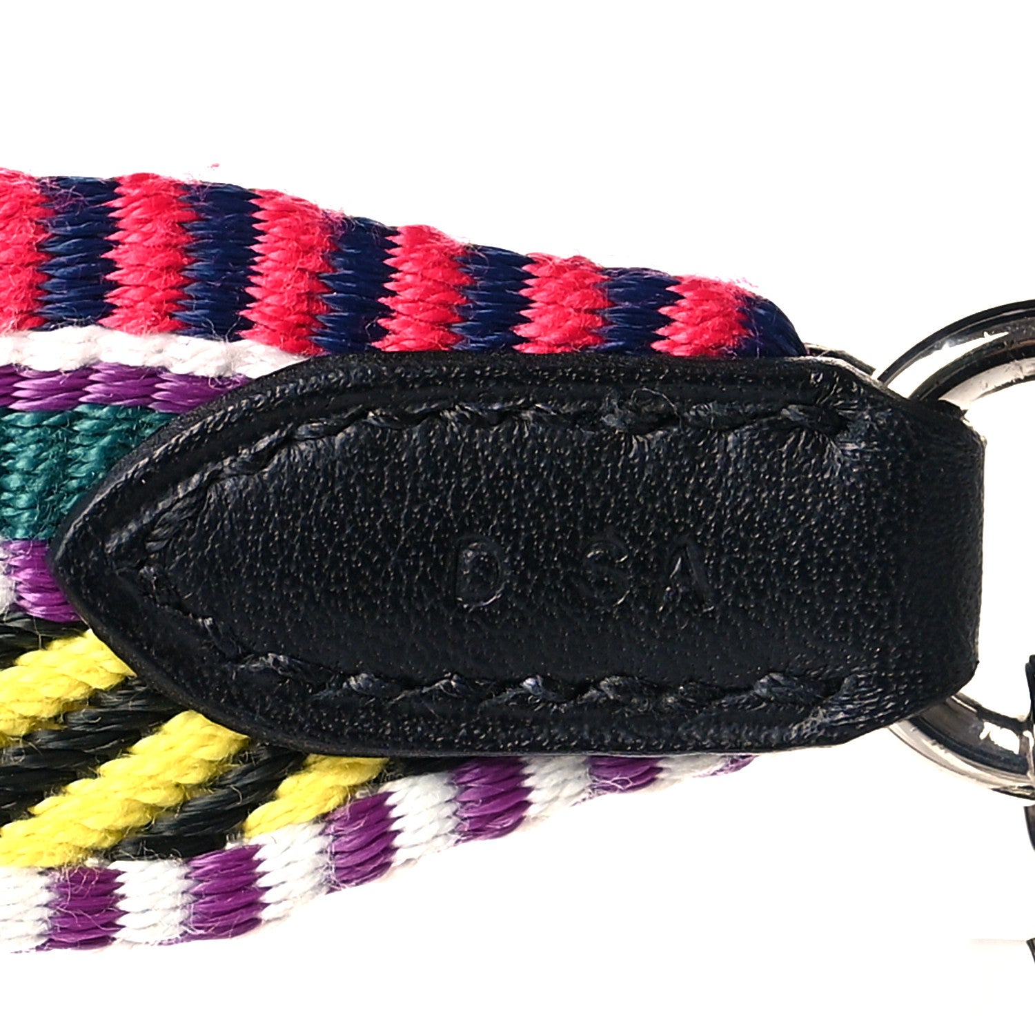 Hermes Toile Swift 25mm Sangle Cavale Shoulder Strap Multicolor Black 5 of 7