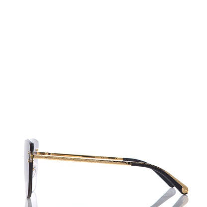 Louis Vuitton Les Parapluies De Cherbourg Sunglasses Z1394U Black Gold 3 of 8
