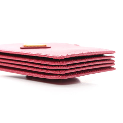 Prada Saffiano Accordion Card Case Peonia 8 of 8