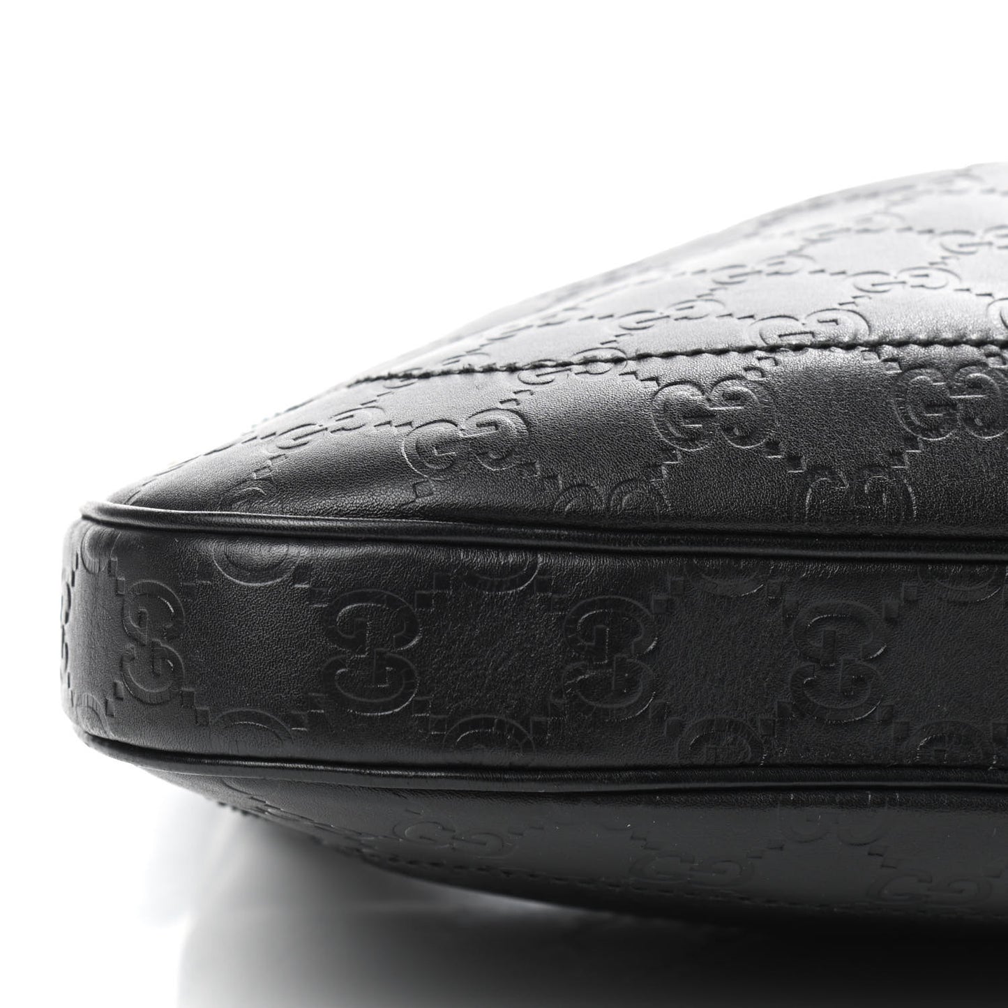 Guccissima Small Jackie O Hobo Black