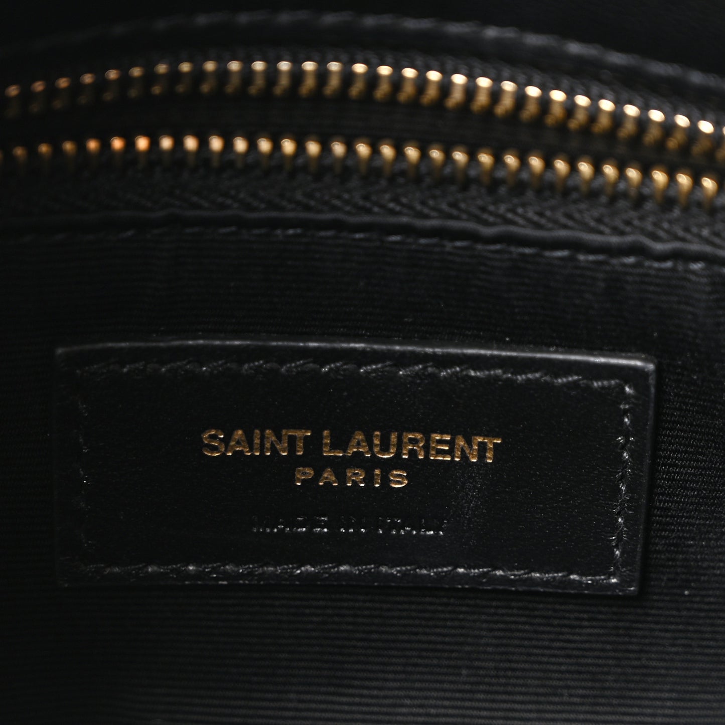 Lambskin Quilted Toy Loulou Puffer Monogram Chain Satchel Black