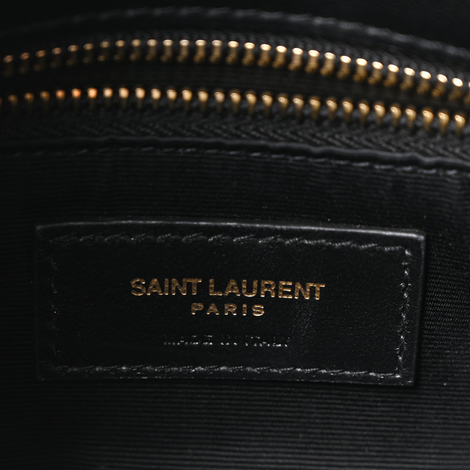 Saint Laurent Lambskin Quilted Toy Loulou Puffer Monogram Chain Satchel Black 5 of 9