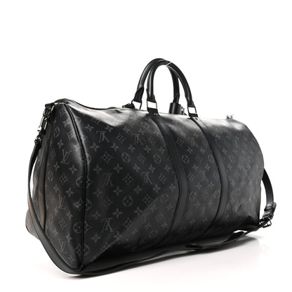 Louis Vuitton Monogram Eclipse Keepall Bandouliere 55 2 of 11