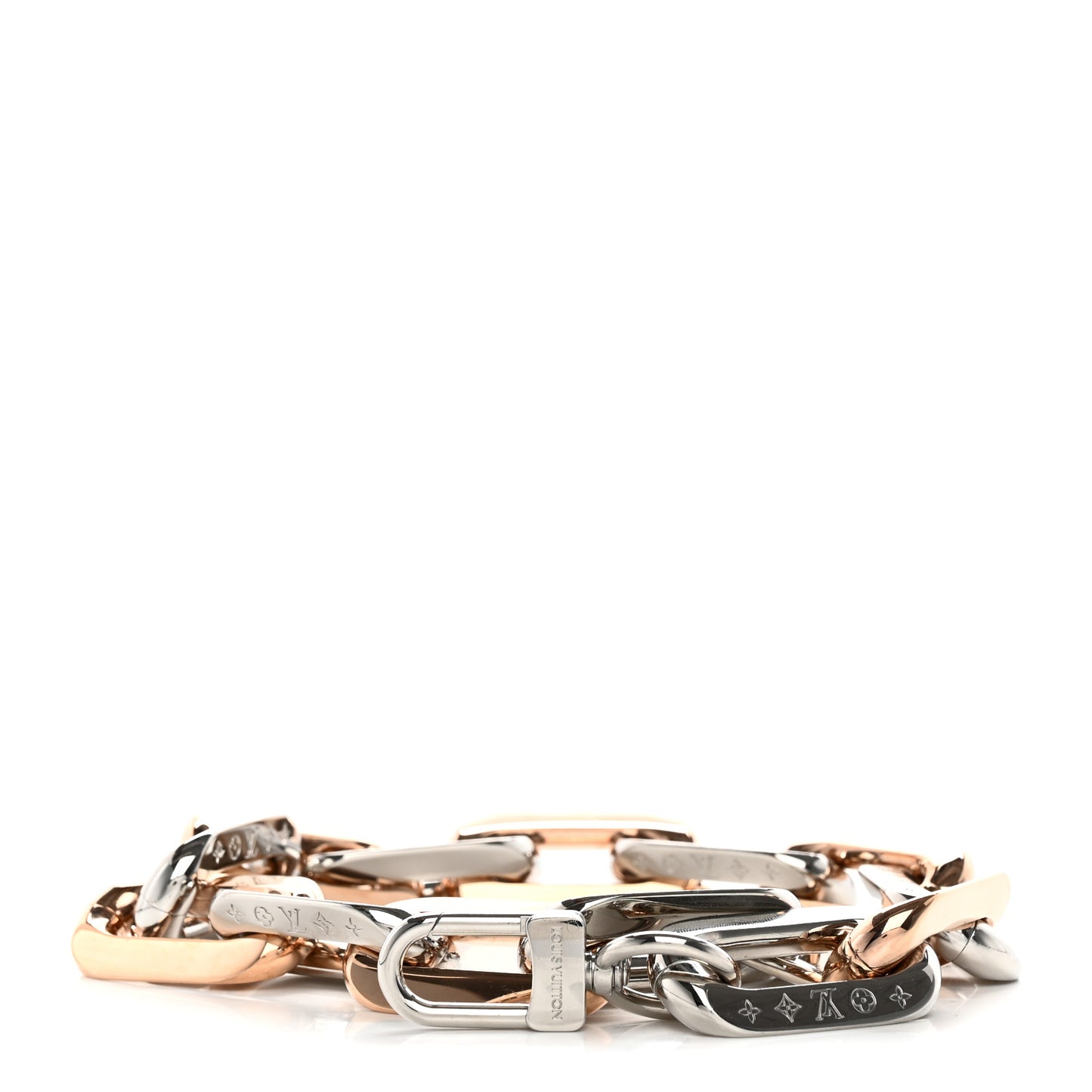 Metal Coussin PM Chain Strap Rose Gold Silver