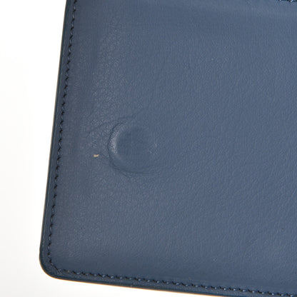 Balenciaga Calfskin Papier Wand Clutch Petroleu Bleu 10 of 10