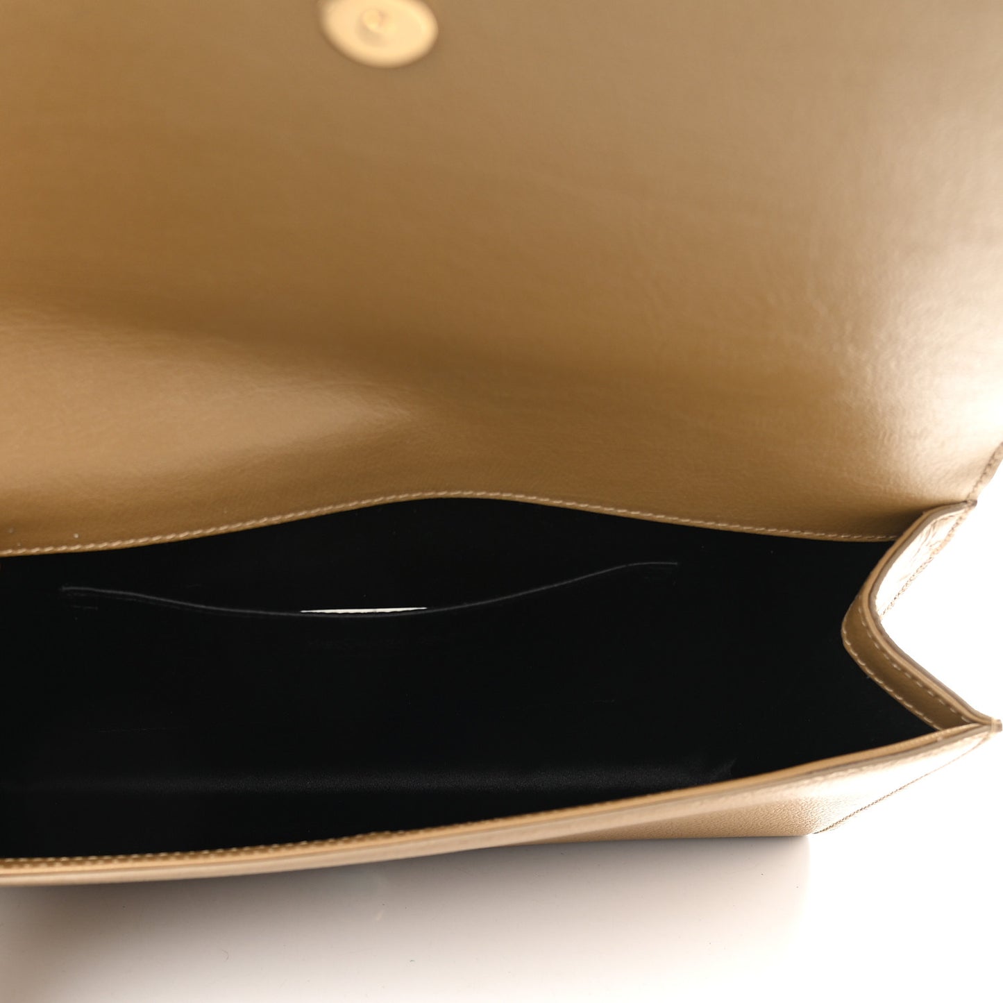 Calfskin Large Belle De Jour Clutch Beige